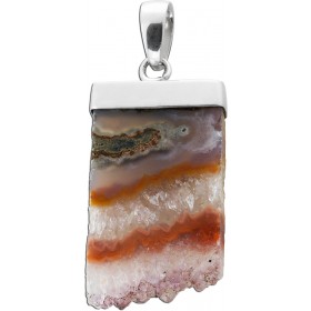 Amethyst Anhänger Silber 925 lila Edelstein Druse 30.0ct 