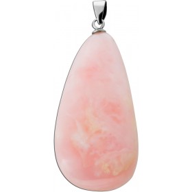 Opal Anhänger Sterlingsilber 925 rosa weißer Andenopal 38.4ct. 