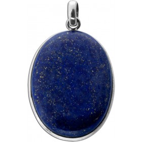 Lapislazuli Anhänger Silber 925 blauer Edelstein 85ct