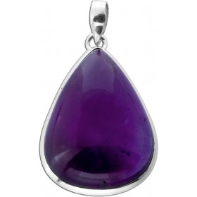 Amethyst Anhänger Silber 925 violetter Edelstein 35ct