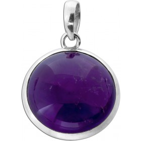 Amethyst Anhänger Silber 925 violetter Edelstein 20ct