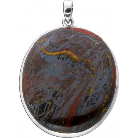 Copper Dolomite Anhänger Silber 925 brauner Edelstein 95ct