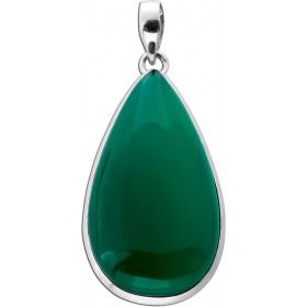 Aventurin Anhänger Silber 925 grüner Edelstein 30ct