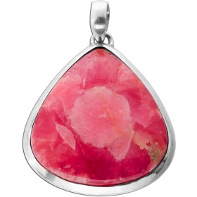 Rhodochrosit Anhänger Silber 925 himbeerroter Edelstein 100ct