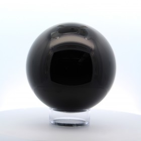 Obsidian Edelstein Kugel schwarzer Edelstein 10cm Drachenglas