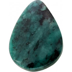 Smaragd Anhänger dunkelgrün schwarzer Edelstein 114.9ct