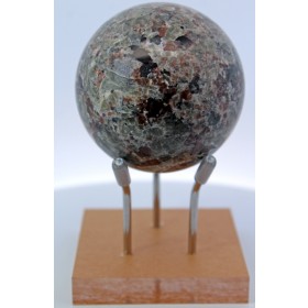 Yooperlite Flammenstein Edelsteinkugel Braun Altrosa Beige farbener Rohstein Esoterik Zubehör Dekoration