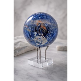 Sodalith Kugel 73mm azurblau weißer Edelstein 2760ct