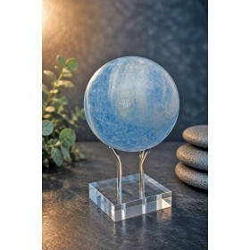 Celestit Kugel 61mm himmelblauer Edelstein 1625ct