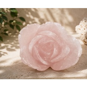Rosenquarz Rose Top AAA Madagaskar pastellrosa Edelstein 6215ct