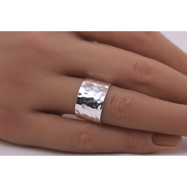 Schwarz Agate & Feder Silberring Für Damen-Sterling silber ring Für