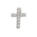 Brillant Kreuz Anhänger Weissgold 585  0,18ct W/SI Diamantschmuck_1