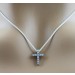 Brillant Kreuz Anhänger Weissgold 585  0,18ct W/SI Diamantschmuck_4