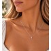 Diamant Anhänger Weißgold 585 14K Solitär Brillant 0.20ct 