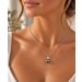 Perlenanhänger Weißgold 585 14K Tahitiperle Brillanten 0.08ct