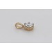 Solitär Anhänger 0.25ct FVsi Gelbgold 585 14K Lab Grown Diamond
