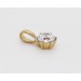 Brillant Anhänger 0,50ct  Gelbgold 585 14K Lab Grown Diamond 