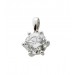 Solitär Anhänger 1,00ct F Vsi Weißgold 585 14K Lab Grown Diamond IGI Zertifikat