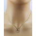 Diamantanhänger Gelbgod Weißgold 585 14K Diamanten 0.08ct