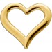 Swinging Heart Herz Anhänger Gelbgold 333 8 Karat 