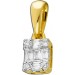 Diamant  Anhänger Gelbgold 585 14 Karat Brillanten 0.10ct. TW VSI