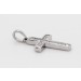 Diamanten Kreuz Anhänger Weißgold 585 14 K 0.15ct TW VSI