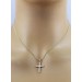Kreuz Diamant Anhänger Gelbgold 585 14 Karat 16 Brillanten 0.32ct VSI