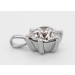 Brillant Anhänger 3.0ct F VSI Weißgol 585 14K Lab Grown Diamant IGI Zertifikat