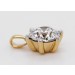 Brillant Anhänger 3.0ct F VSI Gelbgold 585 14K Lab Grown Diamant IGI Zertifikat