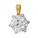 Brillant Anhänger 3.0ct F VSI Gelbgold 585 14K Lab Grown Diamant IGI Zertifikat