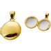 Medaillon Gelbgold 333 8 Karat gravierbar 