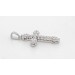Kreuz Anhänger Weißgold 585 14K Brillanten 0.48ct