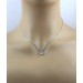 Blautopas Anhänger Platin 950 Sky Blue Blautopas 1ct Brillanten 0.03ct