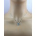 Blautopas Anhänger Platin 950 wasserblauer Swiss Blautopas 2.8ct