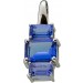 Tansanit Anhänger Platin 950 blaue Edelsteine 1.49ct