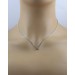 Solitär Anhänger Platin 950 pinker Natur Diamant 0.25ct