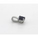 Blautopas Anhänger Platin 950 blauer London Bluetopas 0.50ct