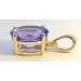 Tansanit Anhänger Gold 585 14K blauer Edelstein 1.25ct