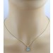 Topas Anhänger Gold 585 14K Sky Blue Topas Diamanten