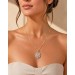 Diamant Anhänger Gold 375 9K Natur Morganit Labor Diamanten 0.30ct