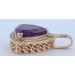 Amethyst Anhänger Gold 585 14K nat Amethyst 8.5ct Natur Diamanten