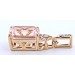 Diamant Anhänger Gold 585 14K nat Morganit 2.05ct Brillanten 0.04ct