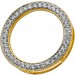 Brillant Anhänger Gold 585 14K Natur Diamanten 0.33ct