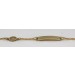 Gravur Kinder ID-Armband Gold 333 Flachpanzerarmband Engel 14cm 