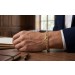 Panzerkette Armband 4,8mm Gold 585 14 K massiv poliert Cuban Link