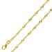Singapurkette 2,3mm Armband Gelbgold 333 8 Karat massiv  