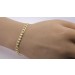 Panzerarmband 5,0mm Gelbgold 333 8 Karat massiv Cuban Link Chain 