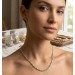 Fantasiekette 4,4mm Bicolour Gelbgold Weißgold 585 14 Karat poliert 
