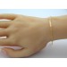 Paperclipkette/Armband Gelbgold 333 8 Karat halbmassiv poliert UNISEX