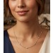 Goldkette Gelbgold 375 weiße  Zirkonia Steine
